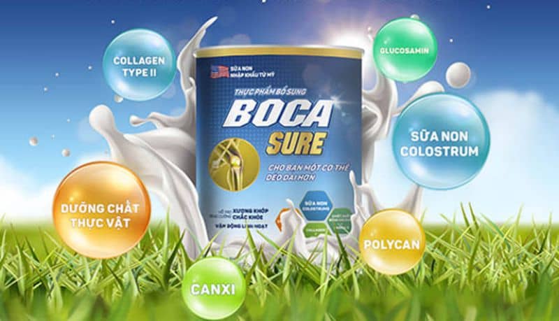 Boca Sure chứa nhiều dưỡng chất thiết yếu đối với người bệnh
