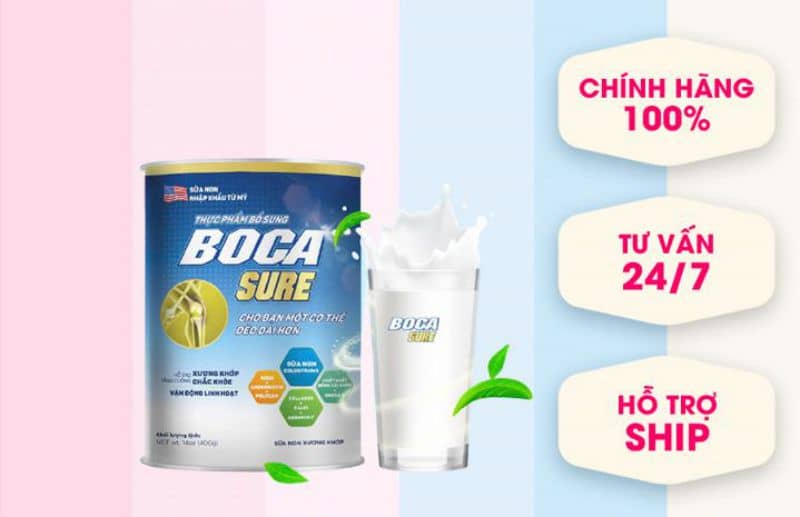 Sữa non Boca Sure là giải pháp điều trị bệnh xương khớp hiệu quả