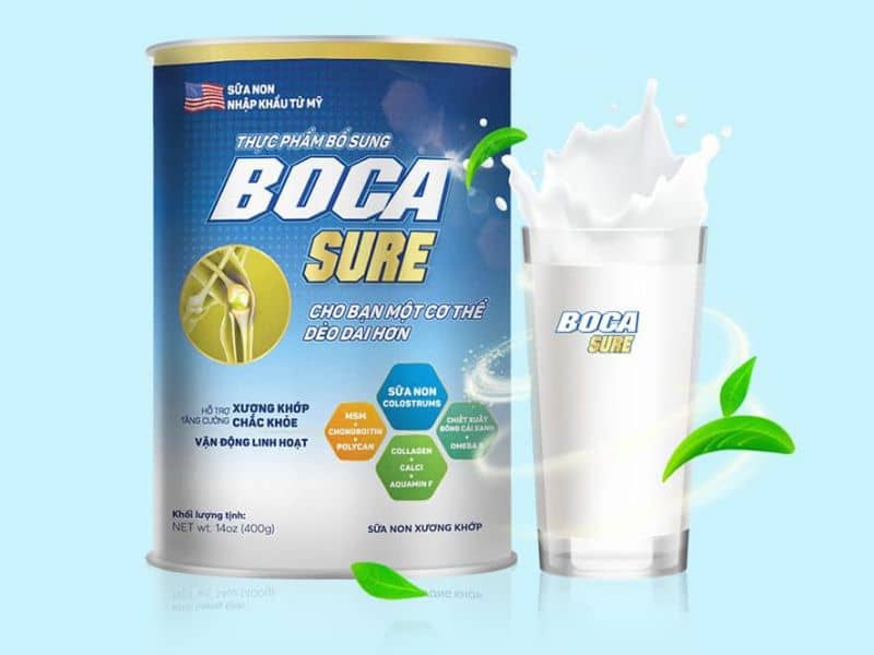 Sữa non Boca Sure phù hợp với người mắc bệnh xương khớp