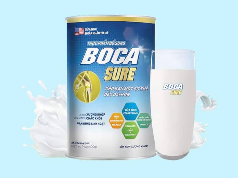 Sữa non Boca Sure là nguồn cung cấp Glucosamine cần thiết