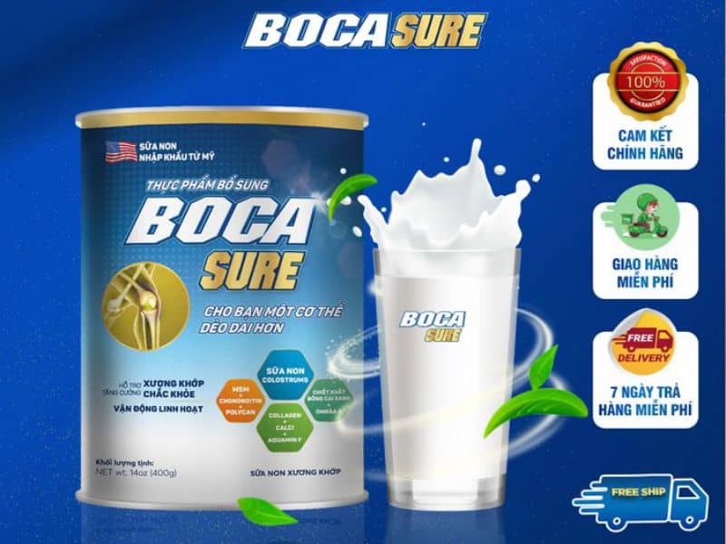 Sữa non Boca Sure có mức giá phải chăng